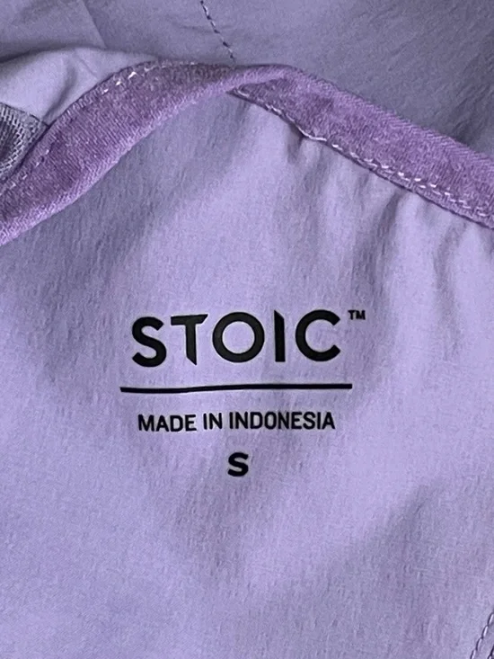 NWT Stoic Desert Dress Sz Small Chalk Violet Athletic Mesh Quick Dry Cinch Waist - Picture 10 of 13